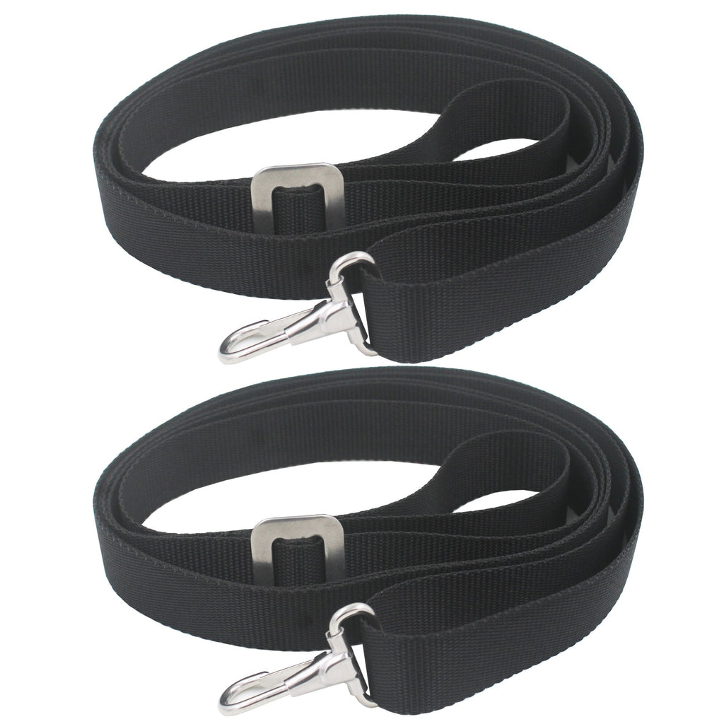 Yyst Adjustable 10''- 96'' Bimini Boat Top Strap With Loops And Stainless Steel Single Snap Hook Marine Bimini Awning Webbing St
