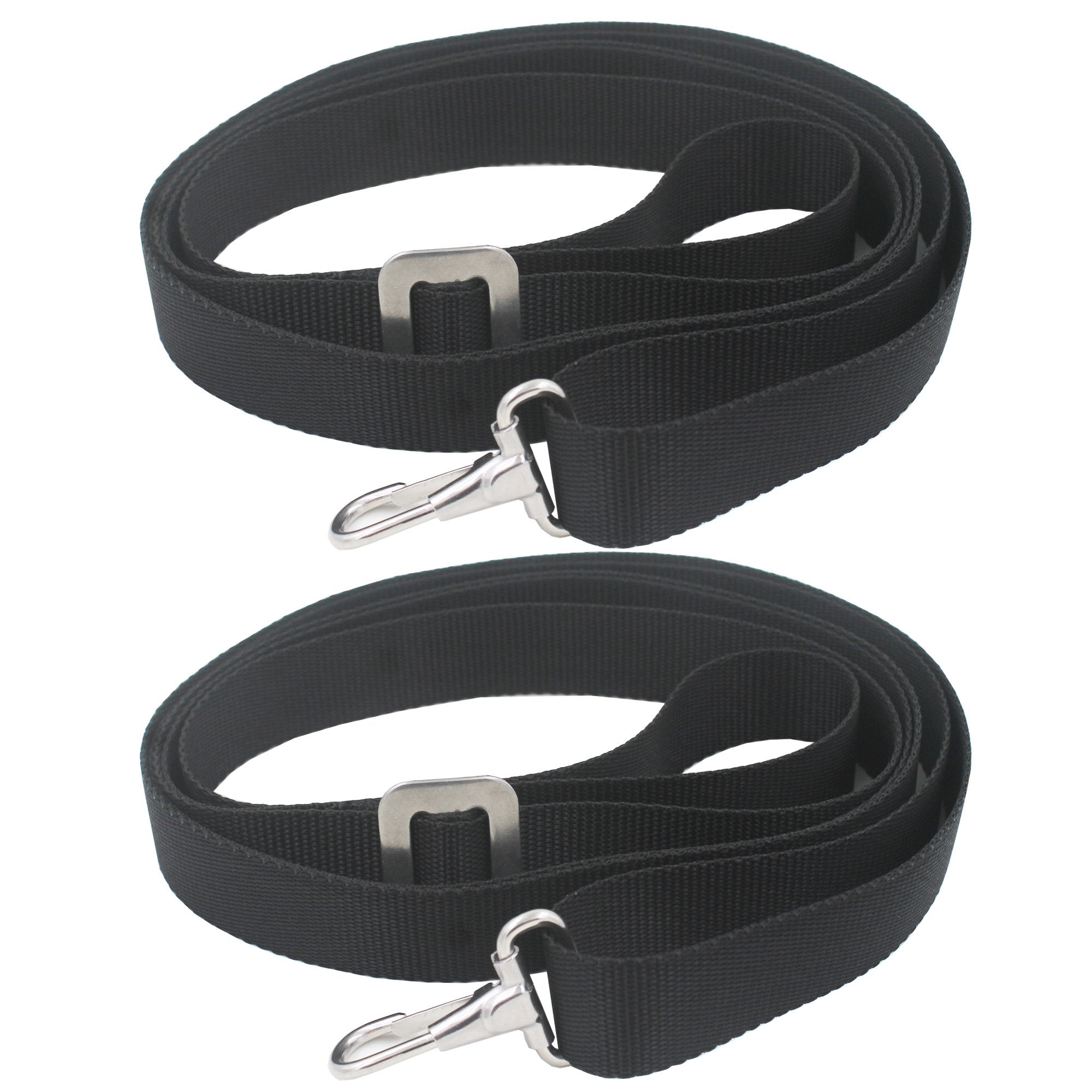Yyst Adjustable 10''- 96'' Bimini Boat Top Strap With Loops And Stainless Steel Single Snap Hook Marine Bimini Awning Webbing St