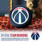 Franklin Sports Nba Washington Wizards Mini Foam Basketball - Kids 5.5'' Inch Toy Basketball For Over The Door + Mini Indoor Hoo