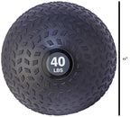 Fitvids Workout Exercise Fitness Weighted Medicine Ball, Wall Ball And Slam Ball, Slam Ball, 40 Pounds