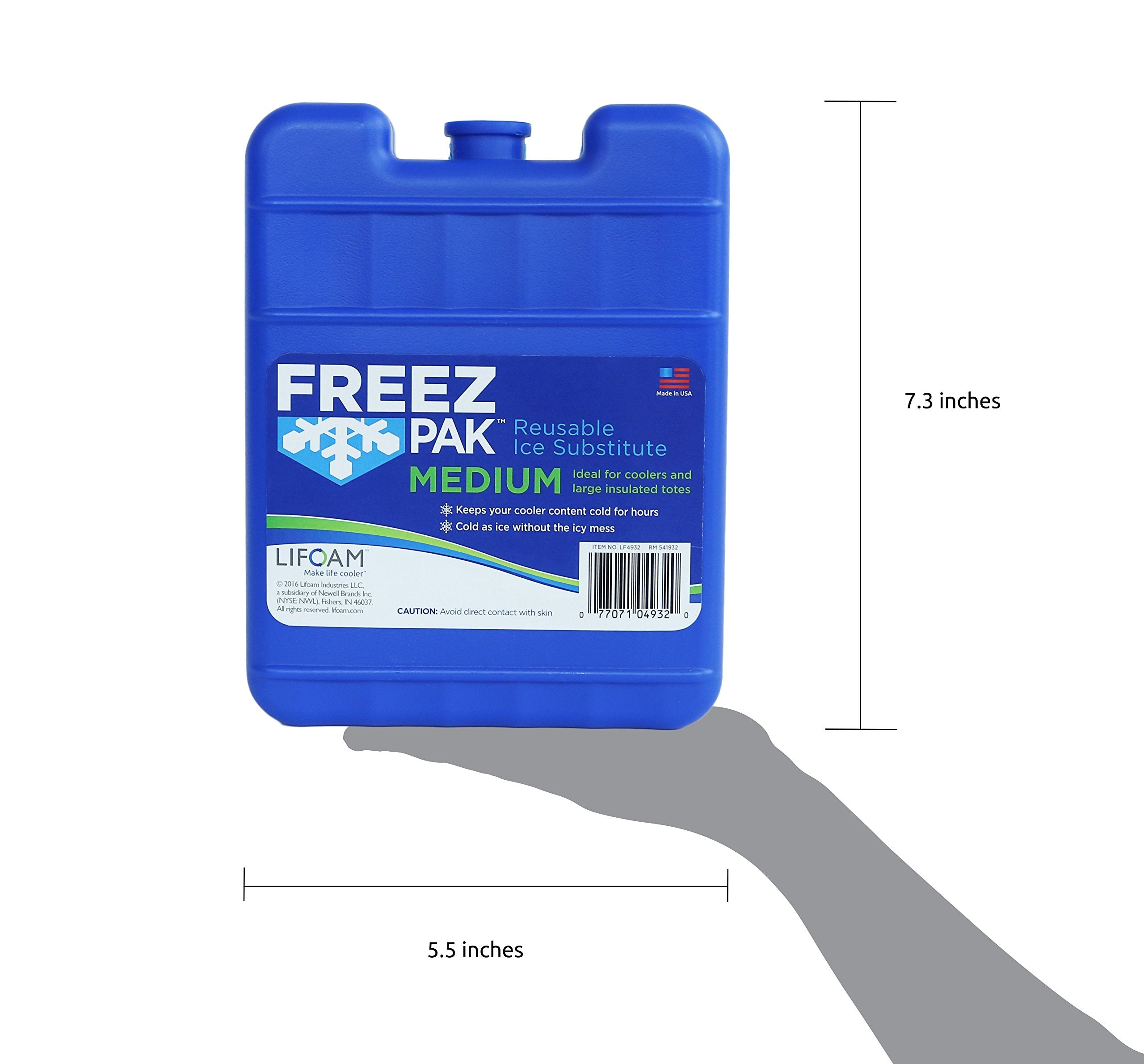 Freez Pak, Reusable Ice Pack, Medium
