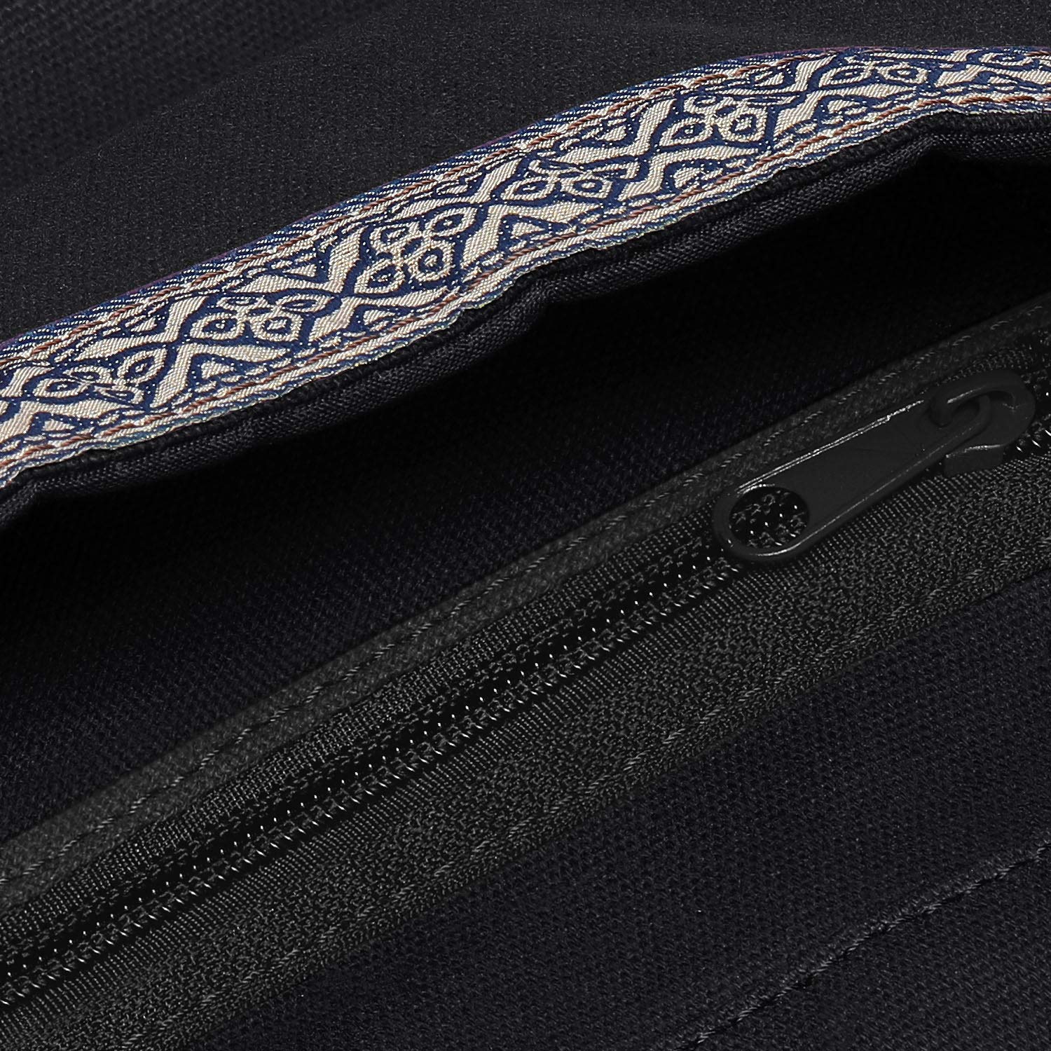 Ewedoos Yoga Mat Bag With Large Size Pocket And Zipper Pocket, Fit Most Size Mats (Black)