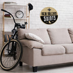 Rico Industries Nfl Football New Orleans Saints Classic Shape Cut Pennant - Home And Living Room D  Cor - Soft Felt Ez To Hang