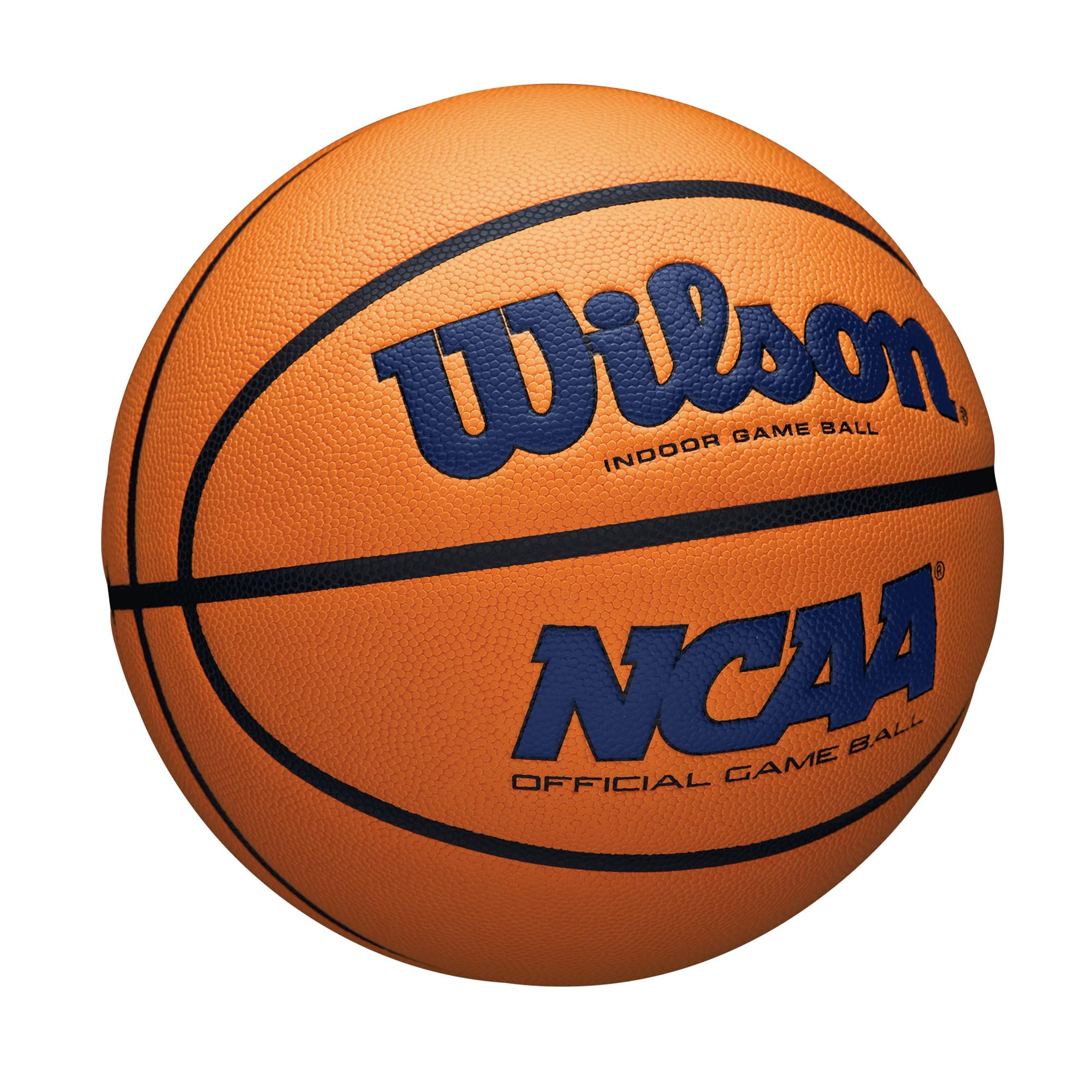 Wilson Ncaa Evo Nxt Official Indoor Game Basketball - Navy/Orange, Size 7-29.5''