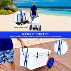 Zlsztmi Upgraded Cooler Wheel Kit For Yeti/Rtic/Igloo Coolers Wheel Spacing Up To19.8 Inches -12 In Wheels Height Adjustable Car