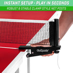 Gosports Universal Regulation Table Tennis Net With Clamps 72 Inch Tournament Regulation Net With Adjustable Side Posts