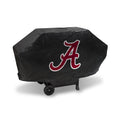 Rico Industries NCAA Alabama Crimson Tide Black Deluxe Grill Cover Deluxe Vinyl Grill Cover - 68 Wide/Heavy Duty/hook and loop S
