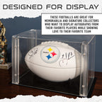 Franklin Sports Nfl Pittsburgh Steelers Autograph Football - Official Size White Panel Souvenir Football For Autographs + Signat