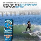 Zumwax Surfing And Skimboard Ultra Performance Speed Wax - Nano Technology High Fluoro Rub On Paste - All Temperature!!! The Fas