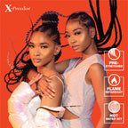 Sensationnel X-Pression Prestretched Braiding Hair - Kanekalon Flame Retardant Smooth Yaki Braid Hair Extension 3X 58 Inch (1 Pa