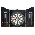 Dmi Sports Recreational Dartboard Cabinet Set - Includes Dartboard, Two Dart Sets, And Traditional Chalk Scoring