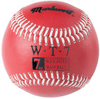 Markwort Weighted 9-Inch Baseballs-Leather Cover (Individually Boxed), Red