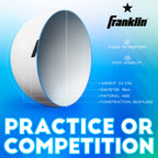 Franklin Sports Table Tennis To Go Portable Ping Pong Net Set - Any Table Top Adjustable, (2) Ping Pong Paddles + (2) Ping Pong
