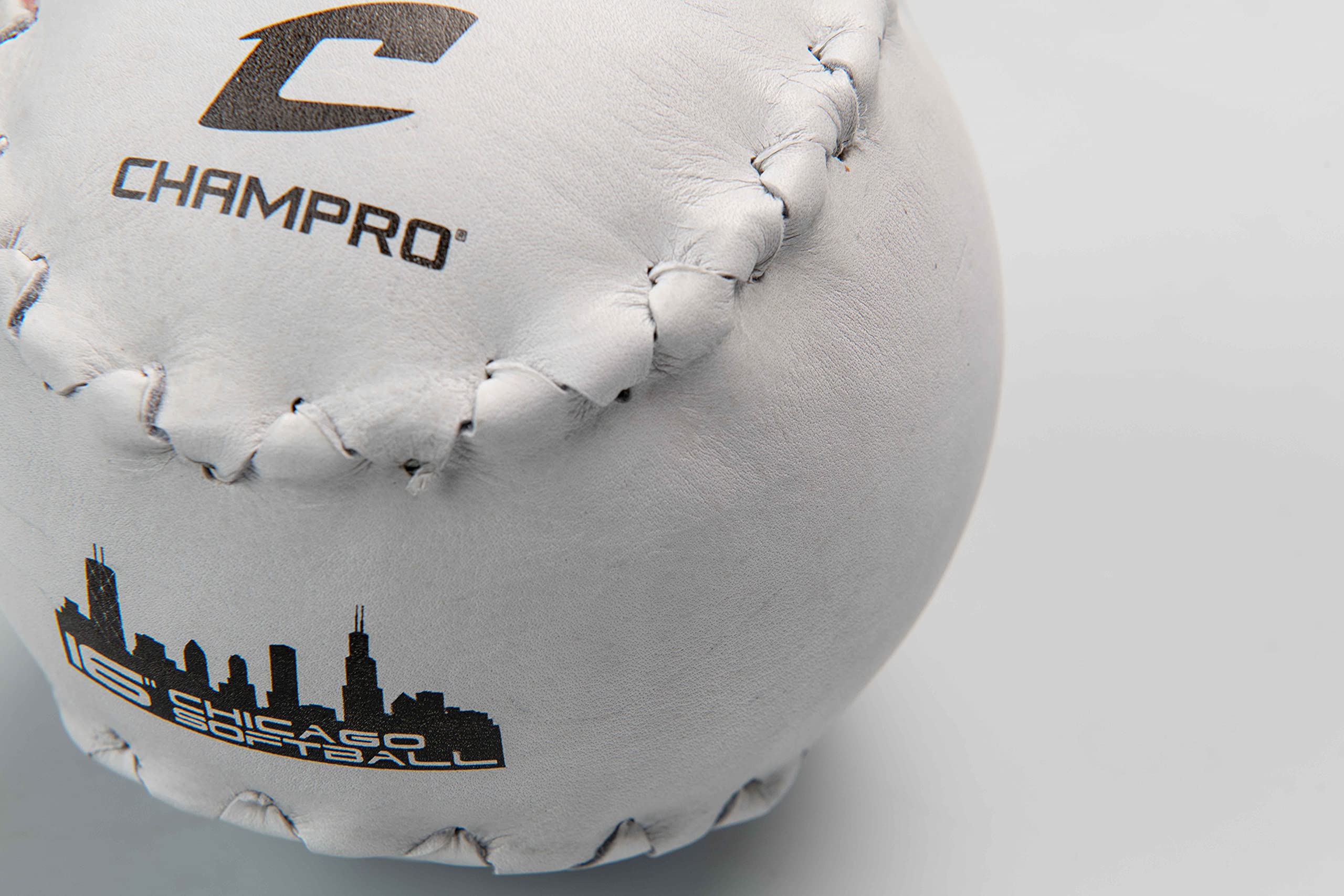 Champro Chicago Softball (White, 16-Inch)