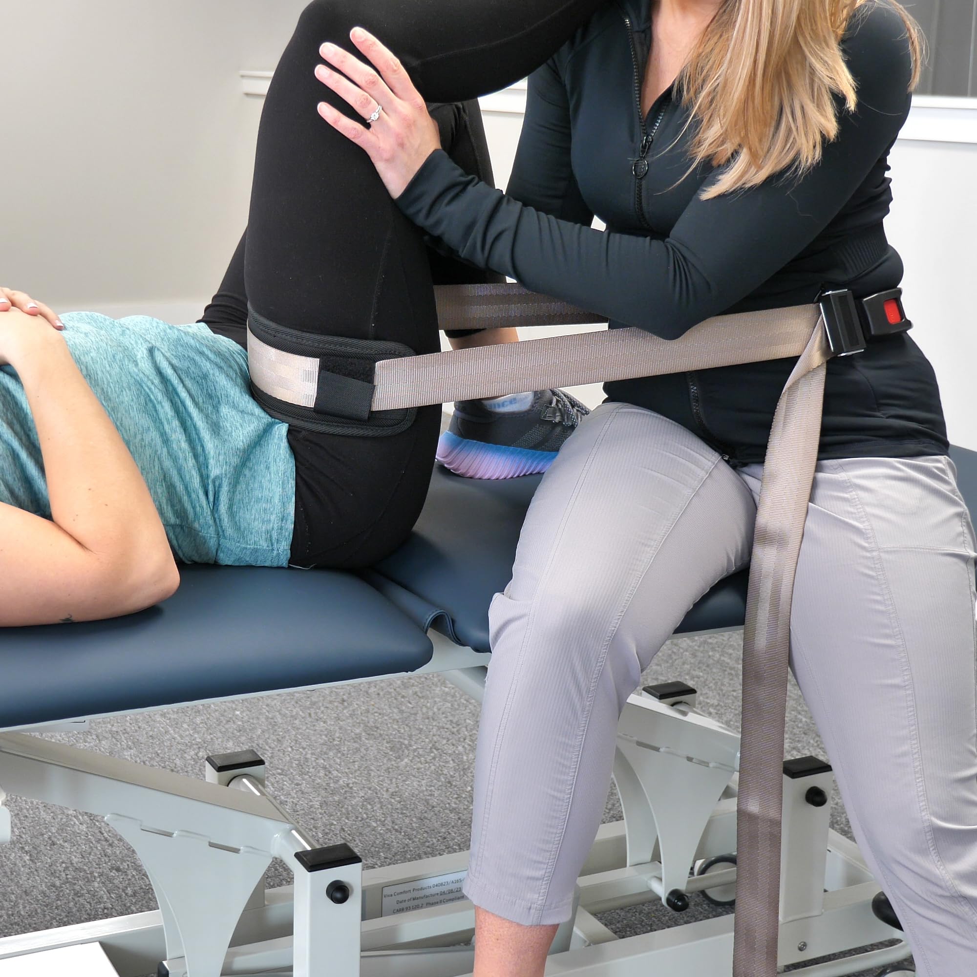 Optp Extremity Mobilization Strap - 8-Foot Adjustable Length Manual Therapy Nylon Strap With Pad And Push Button Buckle Release