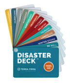 Disaster Deck - Kit Ready Emergency Survival Cards, Guide, Emergency Preparedness, Instructions For Disasters, Earthquake, Wildf