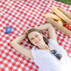 Outdoor Picnic Blanket, Xl Foldable Waterproof Sand Beach Mat , In Large 80X60In And Extra Large 80X80Infor Beach Camping Hiking