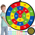 29'' Large Dart Board For Kids, Kids Double-Sided Dart Board With Sticky Balls And Darts, Indoor/Outdoor Sport Fun Party Play Ga