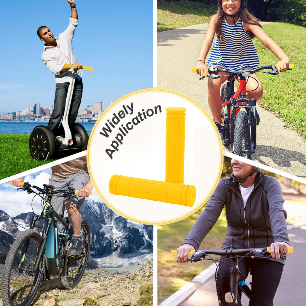 Coolrunner Bike Handlebar Grips, Bicycle Grips For Kids Girls Boys, Non-Slip Rubber Mushroom Grips For Scooter Cruiser Seadoo Tr