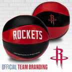 Franklin Sports Nba Houston Rockets Toy Basketballs - 2 Pack Of Kids Soft Mini Basketballs For Over The Door + Indoor Hoops - Nb