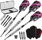 Viper Grim Reaper 80% Tungsten Soft Tip Darts With Storage/Travel Case, Fine Knurling, 18 Grams