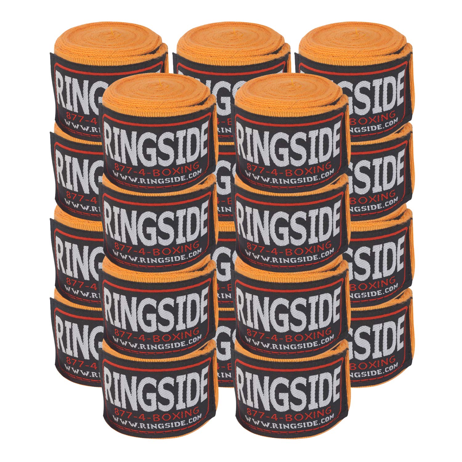 Ringside Mexican Style Boxing Hand Wraps (10 Pairs Pack), Electric Blue , 180''