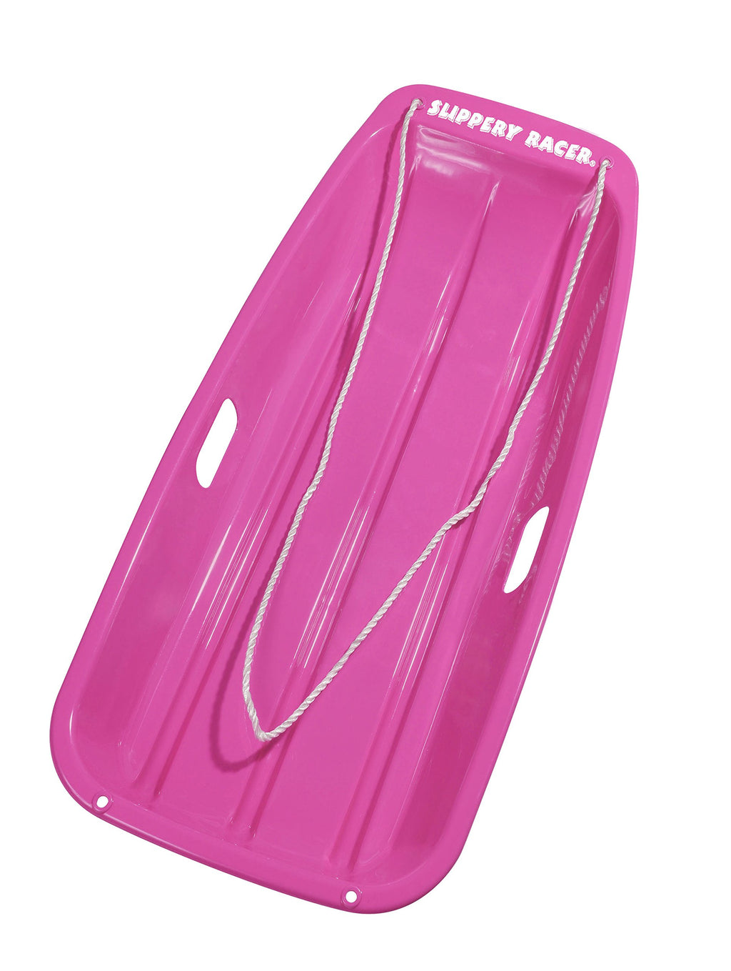 Slippery Racer Downhill Sprinter Flexible Kids Toddler Plastic Cold-Resistant Toboggan Snow Sled With Pull Rope And Handles, Pin