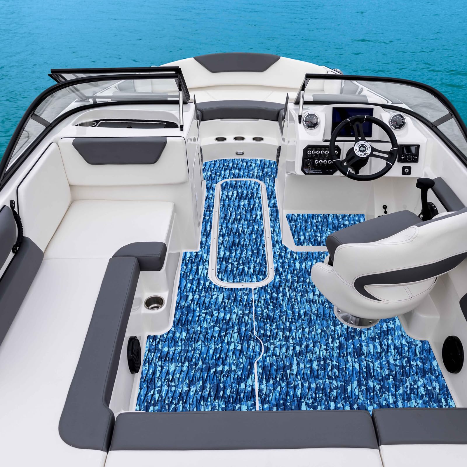Eva Foam Boat Decking Kayak Rv Flooring Marine Carpet Non-Slip Surfboard Traction Pad Camo Self Adhesive Trimmable Eva Pad Coole