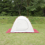 Msr Universal 6-Person Tent Footprint Tarp, Large - 117 X 97 Inches, Red