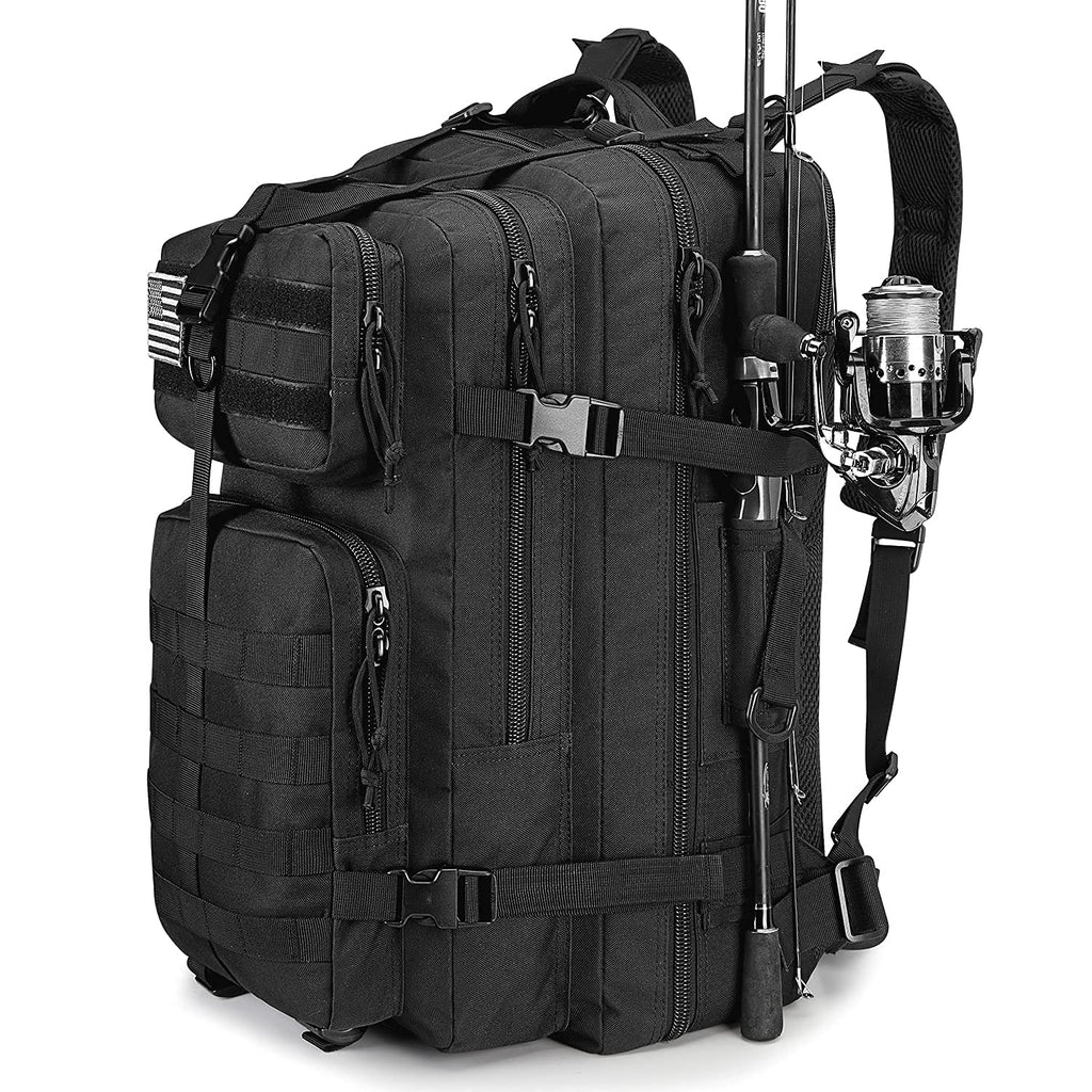 G4Free 50L Tactical Backpack 3 Day Assault Pack Outdoor Bug Out Bag Military Style For Trekking Camping Fishing Hiking