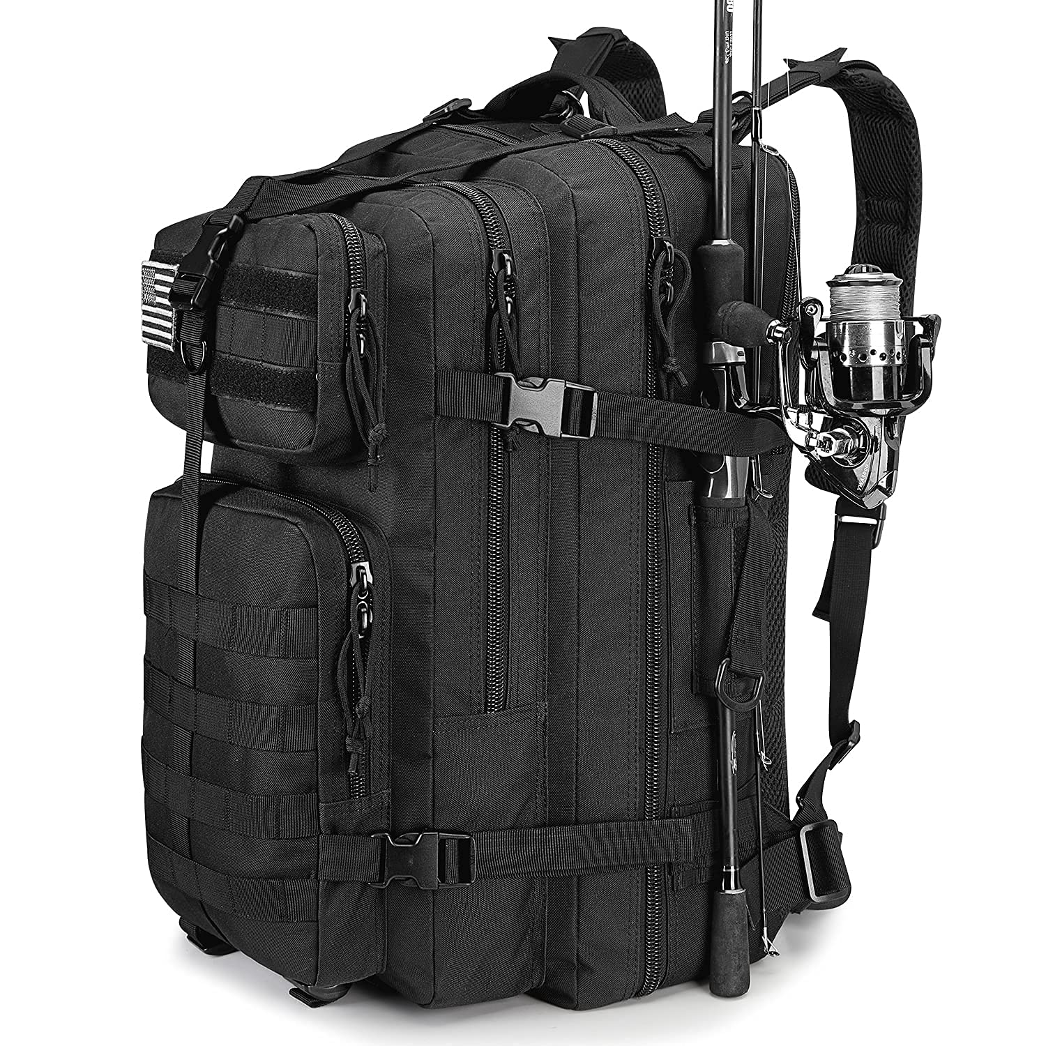 G4Free 50L Tactical Backpack 3 Day Assault Pack Outdoor Bug Out Bag Military Style For Trekking Camping Fishing Hiking