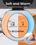 Triptips 2025 New Upgrade Retractable Portable Toilet Foldable With Soft Cushion Height Adjustable Travel Toilet For Car Camping