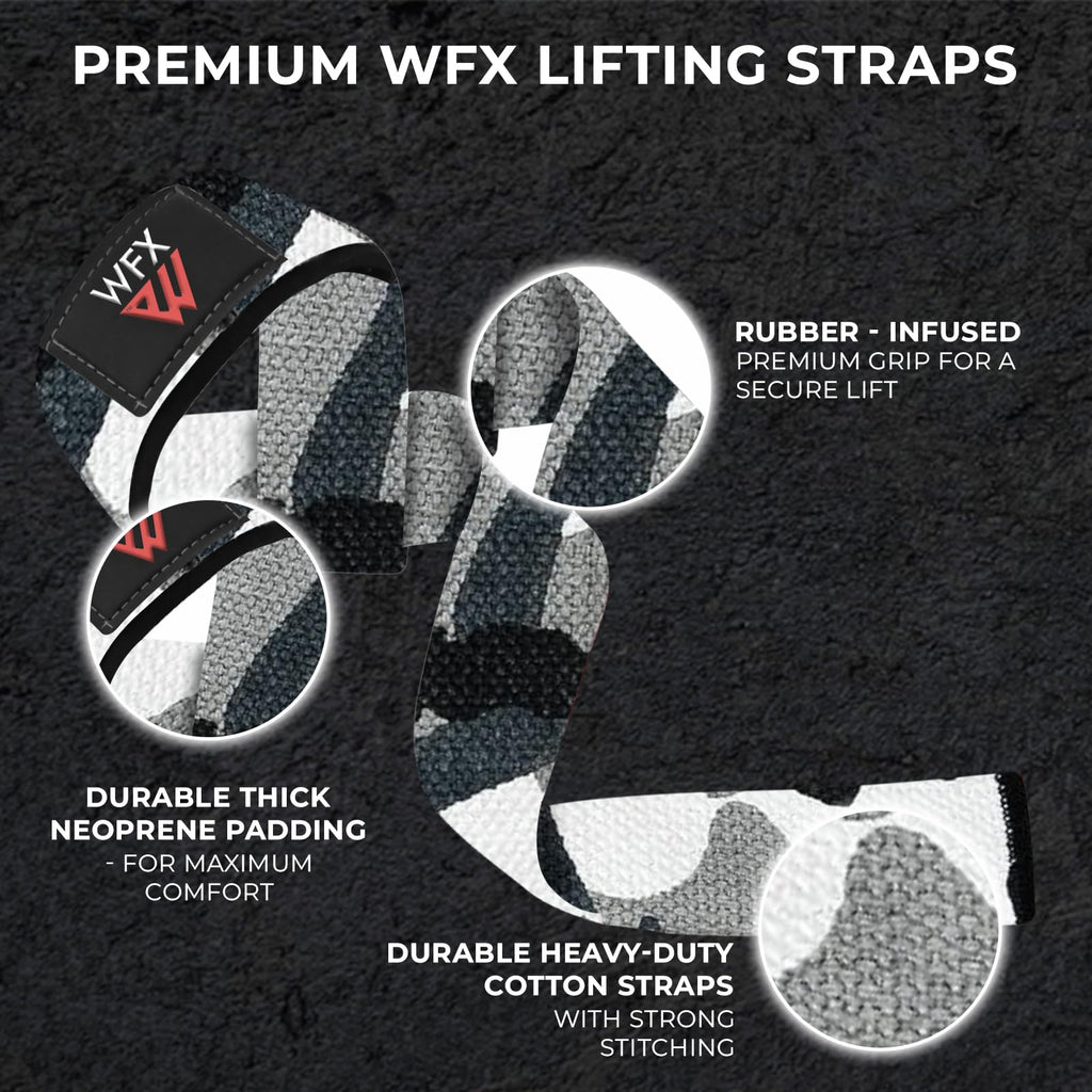 Weight Lifting Straps Wrist Support Padded Neoprene Gym Cross Training Hand Bar Weightlifting Straps Fitness Bodybuilding Power