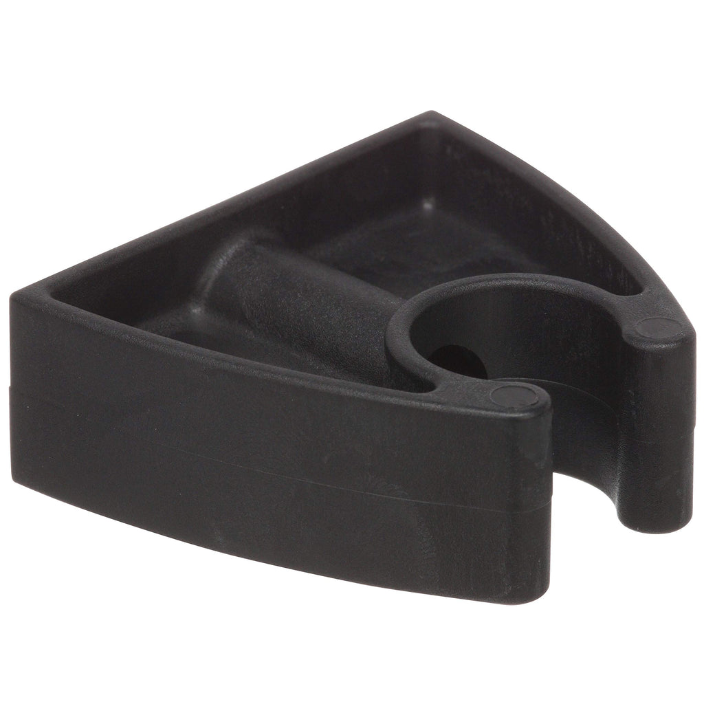 Attwood 7571L7 Pole Light Storage Clip, Holds -Inch-Diameter Poles, 2 Inches L X 1  Inches H, Black Plastic
