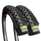 Fincci Pair 27.5 X 2.25 Inch Mountain Bike Tire 57-584 Foldable 60 Tpi Tires With Nylon Protection For All Mountain Enduro Mtb H