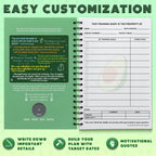Workout Planner For Daily Fitness Tracking & Goals Setting (A5 Size, 6A X 8A, Avo Green), Men & Women Personal Home & Gym Traini