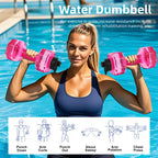 Yotan 2 Pcs Water Weights For Pool Exercise, Water Dumbbells Pool Resistance, Lightweight Pool Weights For Water Exercise Resist
