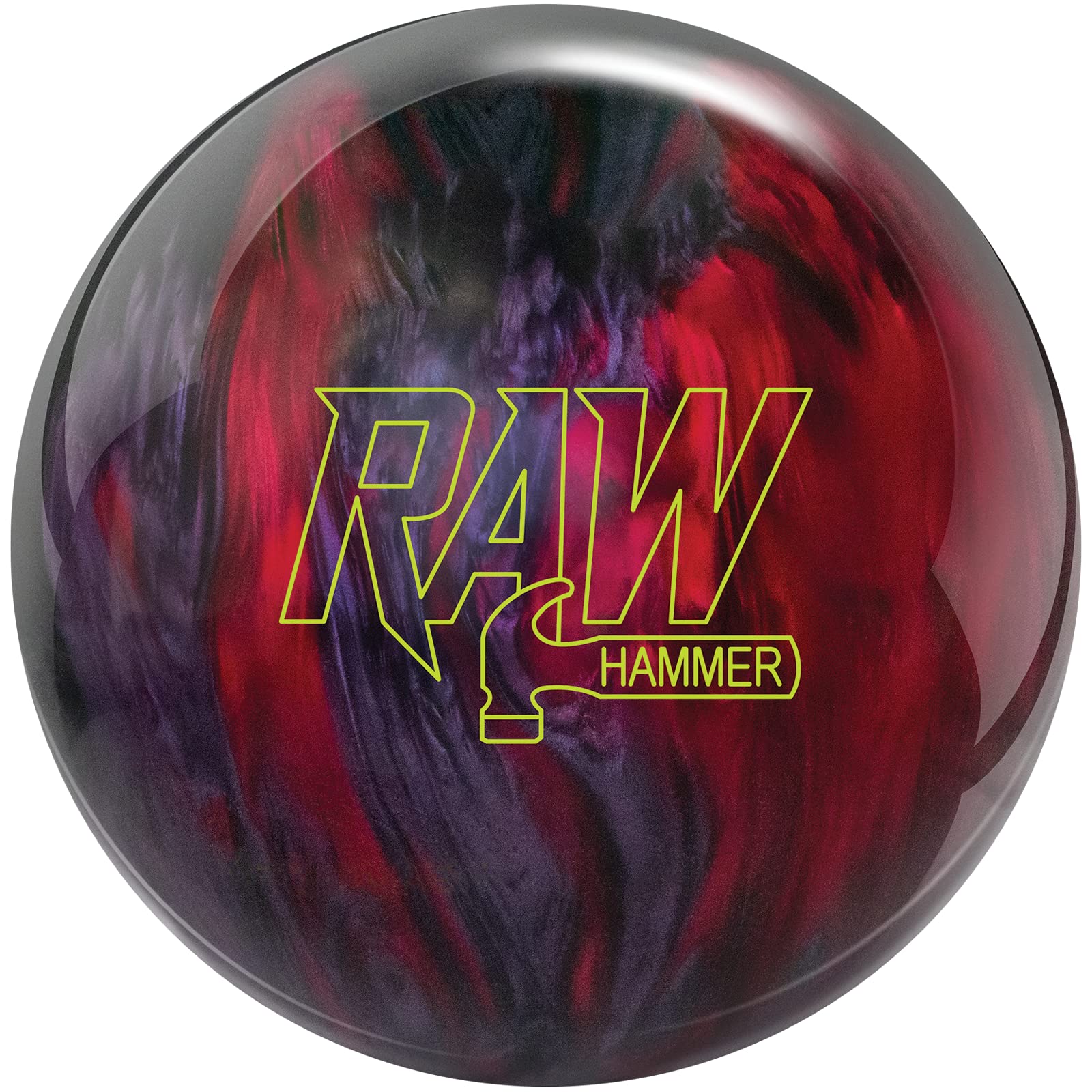 Hammer Raw Red/Smoke/Black Bowling Ball 10Lbs