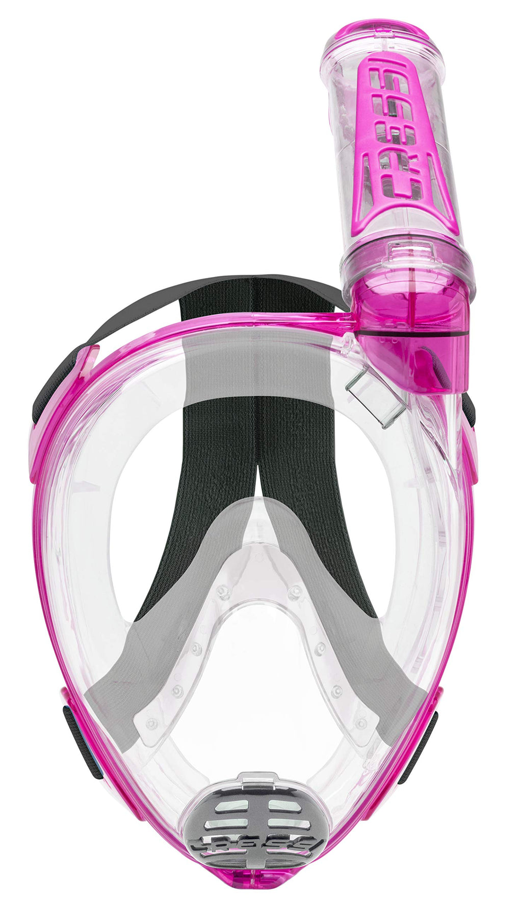 Cressi Duke Dry, Clear/Translucent Pink, S/M