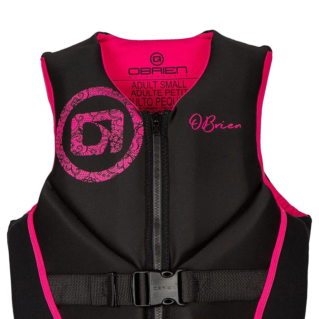 O'Brien Women'S Traditional Neoprene Uscga Life Jacket, Pink, X-Large
