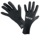 Seac Ultraflex, 5 Mm Ultra-Elastic Neoprene Gloves For Diving And Spearfishing, Anti-Slip, Black, Medium