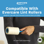 Evercare Home Lint Roller 70 Layer Giant Straight Handle, Sheet, Blue
