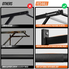 Yes4All Heavy Duty Wall Mounted Pull Up Bar - Chin Up Bar/Pull Up Bar Wall Mount,30 Lbs - Support Up To 500 Lbs (Black)