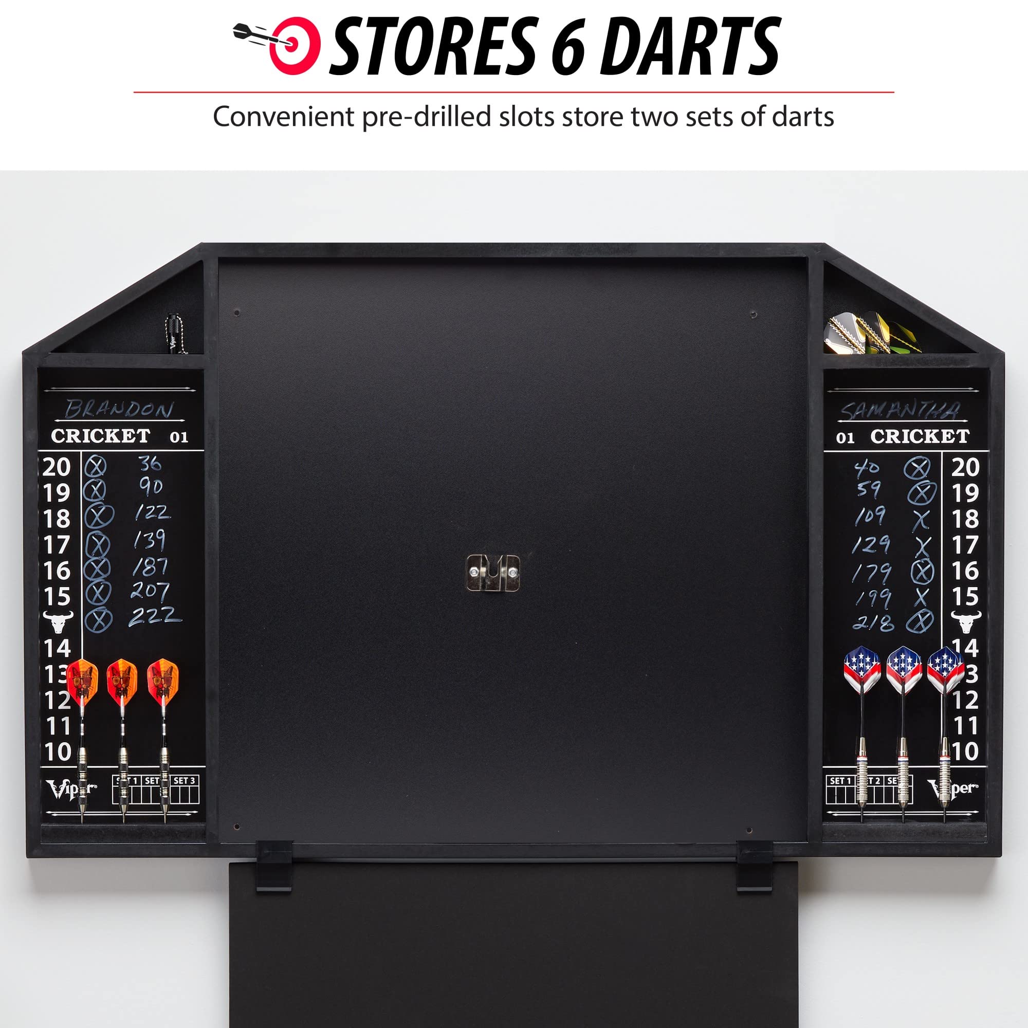 Viper By Gld Products Resolute Dart Backboard, Black