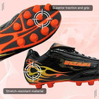 Vizari Blaze Youth Firm Ground Soccer Shoes Black/Orange