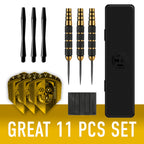 Harrows Mens Vodoo Brass Darts Steel Tip, Yellow/Black, 23G