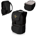 Black New Orleans Saints Zuma Cooler Backpack