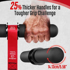 FitBeast Forearm Strengthener & Forearm Exerciser, Wrist Roller with Thicker Handle, Forearm Strength Trainer with Adjustable St
