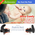Waterdam Swimming Ear Plugs Great Waterproof Ultra Comfy Earplugs Prevent Swimmers Ear (Size 0: Baby 0-1 Year (Orange))