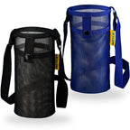 Mztue Water Bottle Holder With Strap, Folding Portable Water Bottle Carrier With Strap Easy Clean, Water Bottle Bag Strap, Water